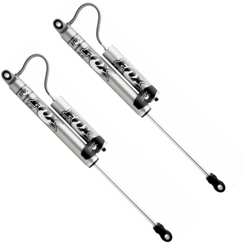 Fox 2.0 Rear Reservoir Shock Pair Fits 99-19 Chevy Silverado Sierra RWD 4WD 4-6" - Image 2 of 4