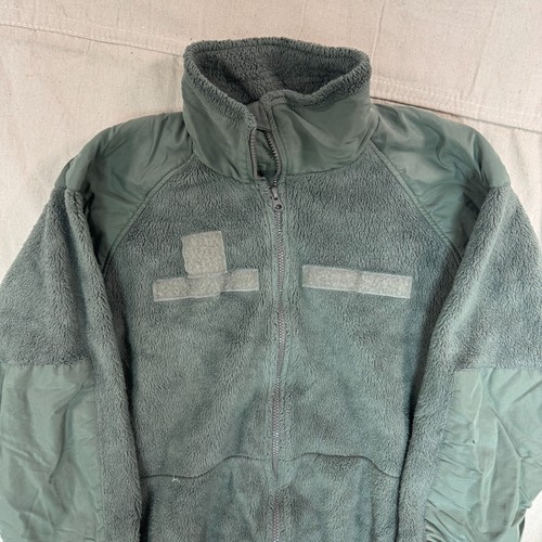 US Military Fleece Mens M Gen III Polartec Gorpcore Full Zip Green Y2K Techwear - Picture 3 of 6