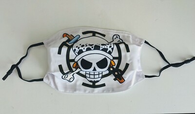 Strohhut & Gesetz Piraten Anime Gesichtsmaske PM2,5 kompatibel (einteilig) | waschbar