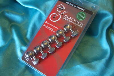 Grover Locking Rotomatic Tuners, for Fenders, 6 in Line, 18:1