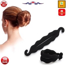 FRENCH HAIR BRAIDING TOOL Bun Maker Roller Hook Easy Plait Twist Styling Magic 