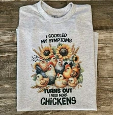 Chicken Mom Shirt I Need More Chickens Humor popular Farmhouse sublimation Ink