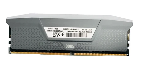 CORSAIR VENGEANCE RGB 16GB (1x16GB) DDR5 RAM 5600MHz Gray (CMH5S16G3B56Z40A2)