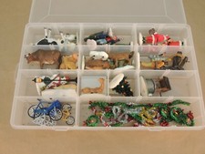 MINIATURES, VARIETY, SANTAS, ANIMALS, SNOWMEN, AND MORE