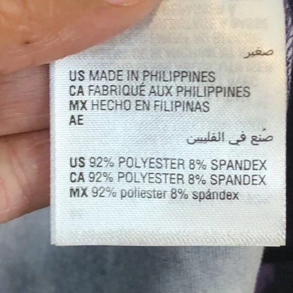 Nuevo con etiquetas Juego de pijama Alfani para mujer púrpura tie dye 2 piezas TALLA PEQUEÑA NUEVO CON ETIQUETAS Foto 3 de 4