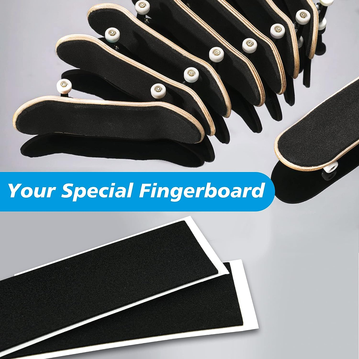 30Pcs Fingerboard Foam Grip Tape, 38Mmx110Mm Fingerboard Grip Tape,Foam