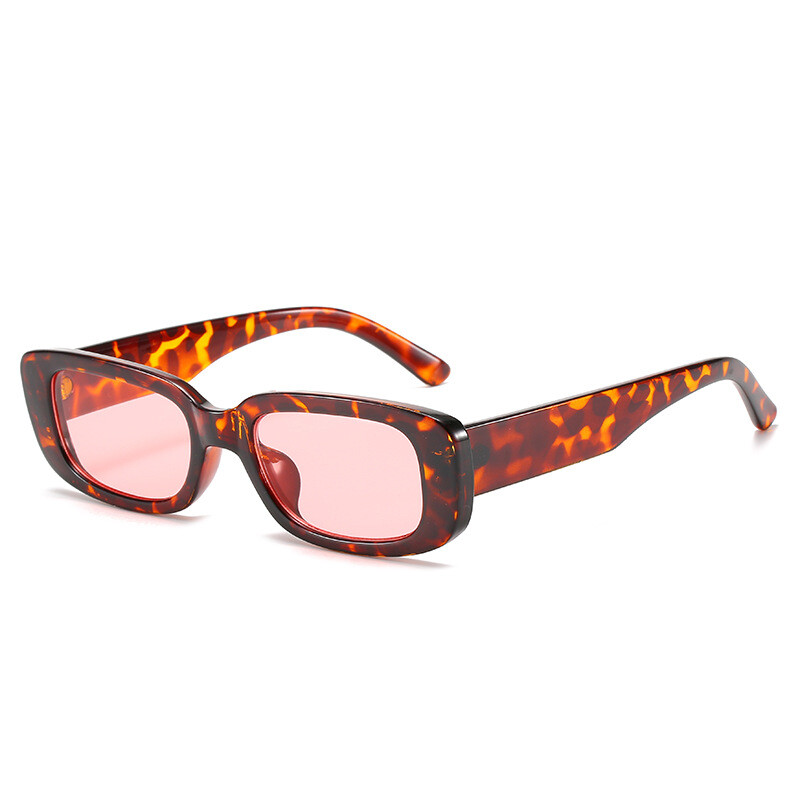 Rectangle Sunglasses 90s Vintage Narrow Square Frame SuChic Aesthetic