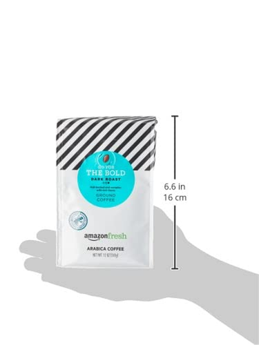 Amazonfresh Go for the Bold Ground Coffee, Dark Roast, 12 Ounce - Picture 8 of 12