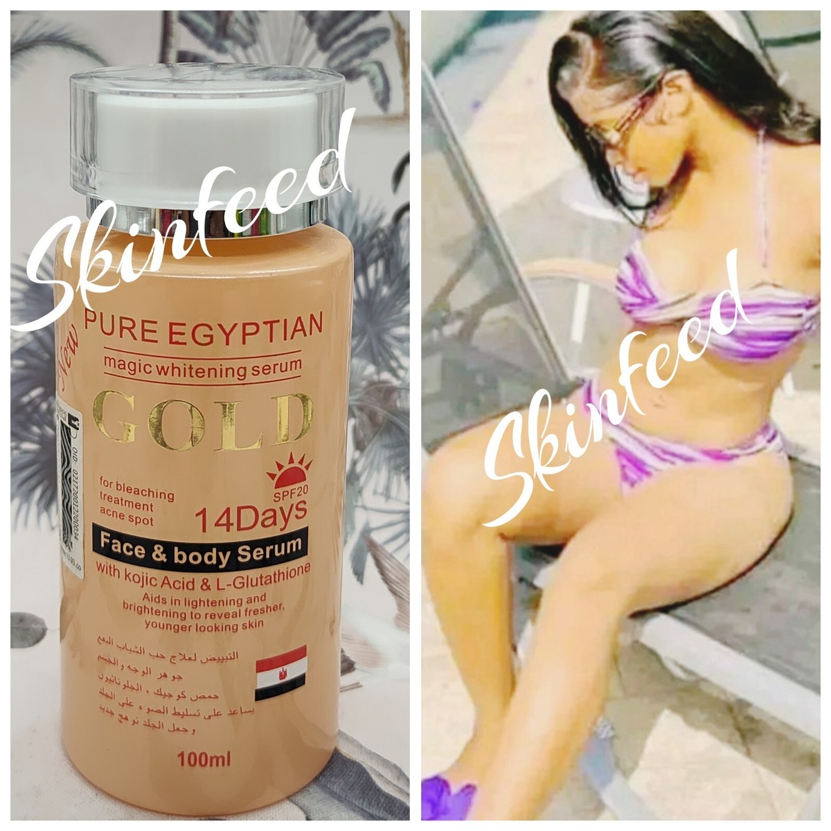 Pure Egyptian Purec Egyptian Magic Whiten Body Serum, Face (2in1