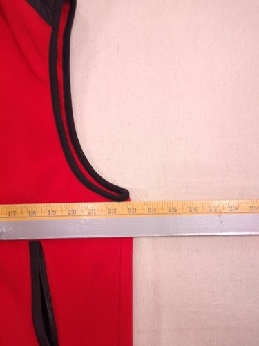 Polo Ralph Lauren Polartec Sweater Vest Men's L Red Black Thermal Pro Fleece - Picture 9 of 16