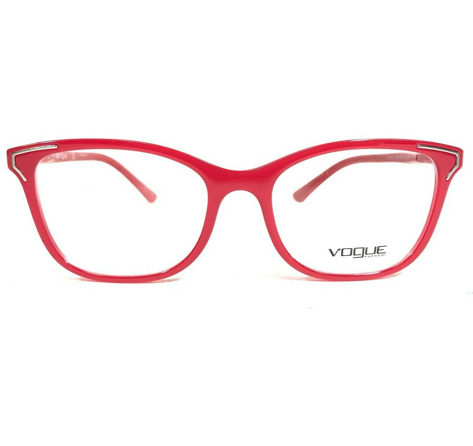 Оправа для очков Vogue VO5214 2621 Ярко-красная Cat Eye Gold Lines Full 54-18-140