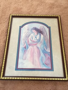 Bettie Hebert Felder Thru God’s Grace Art Framed Angel