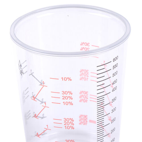 Calibrated Plastic Paint Mixing Cups/Pots 600cc MHP (FAST DISPATCH) y~*e - Picture 8 of 10