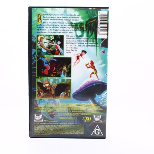 Paquete de cintas VHS animadas ● 4 películas inc. Fern Gully, Fievel, Disney, Cenicienta - Imagen 8 de 18