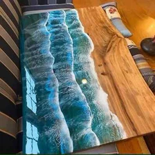 Custom Unique Epoxy Resin Dining Table Epoxy Counter Top Resin Coffee Table