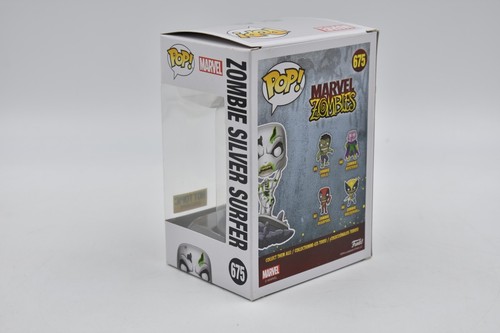 Funko Pop! Marvel Zombies #675 Zombie Silver Surfer Hot Topic Exclusive W/Protec - Picture 4 of 11