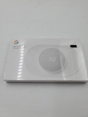 Google Nest GZZN7 Thermostat Trim Kit GA01837-US - Snow