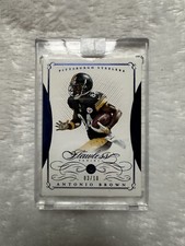 Antonio Brown Steelers 2015 Panini Flawless Sapphire Encased Base Card 03/10