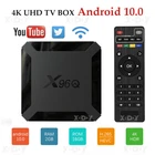 2024 Android 10.0 OS 4K 2.4G Allwinner WLAN TV BOX Quad Core USB2.0 3D 2GB+16GB