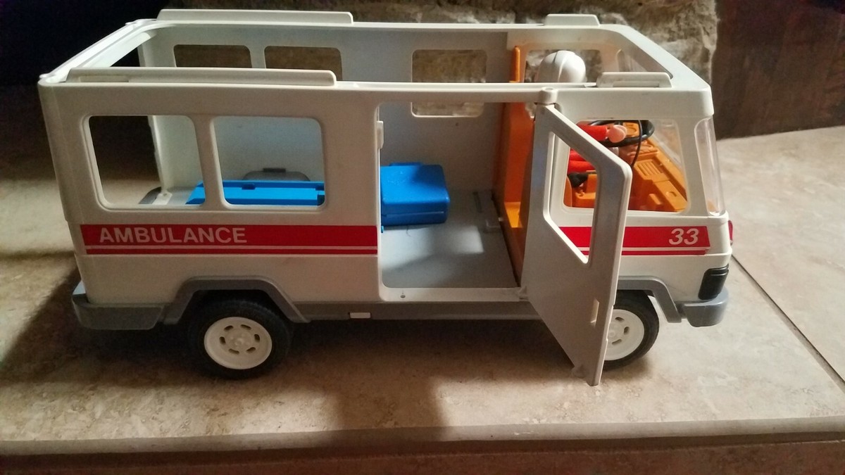1985 GEOBRA PLAYMOBIL 3456 Ambulance EUR 39,99 - FR