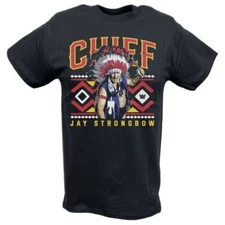 Chief Jay Strongbow Tomahawk Black T-shirt