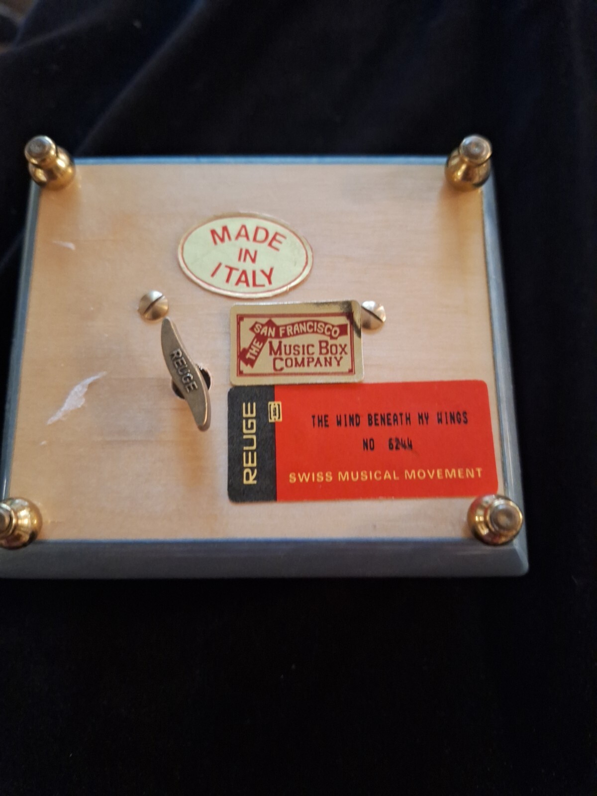 Signed Reuge San Fransisco Music Box Company Music Box eBay