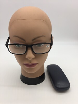 Sav Eyewear Clear Readers 1116 Black +2.50 Reading Glasses