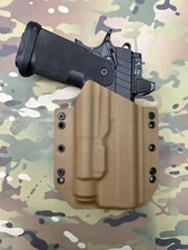 Coyote Tan Kydex Holster for Springfield Prodigy DS 5" Streamlight TLR-1