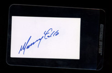 Manny Trillo World Series Champion A's & Phillies Signed 3x5 Index Card