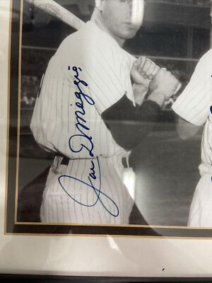Mickey Mantle and Joe DiMaggio Signed Photo | eBay