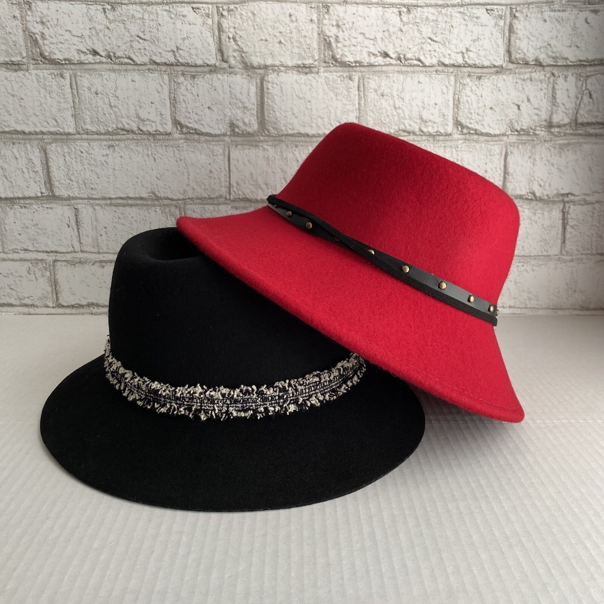 Wool Felt Nine West Women's Hats Nine West Wool Felt Trench