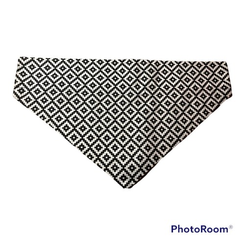 Dog Collar Bandana Black White L 2099-2100 - 第 1/3 張圖片
