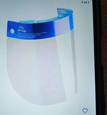 INTCO. Face Shield. Anti-Fog . Lightweight . Lot Of 10 Facemasks.