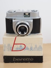 Vintage Beirette VS 24x35mm Compact Film Camera 1:2.9/45mm Meritar Lens VGC