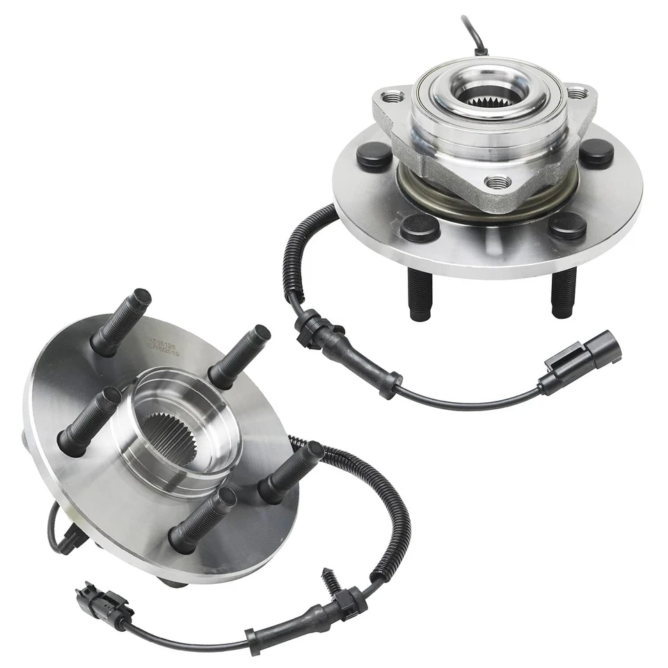 Pair Front Left Right Wheel Bearings and Hub Assembly for Dodge RAM 1500 w/ ABS - Image 3 of 4