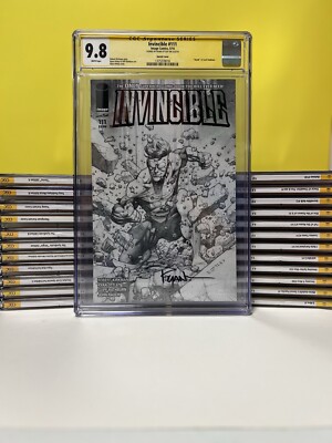 Invincible #111 CGC Signature Series 9.8 WHITE PAGES Ottley Sketch