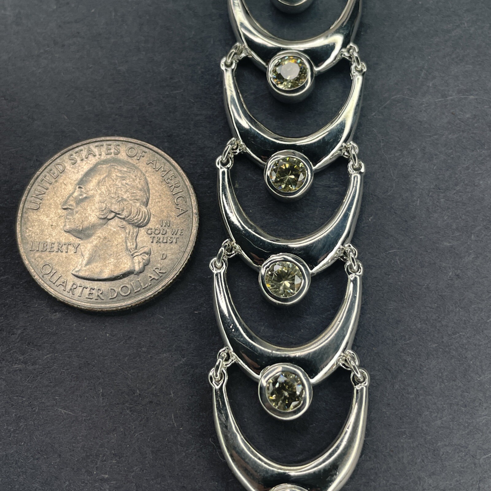 Solid Sterling Toggle Bracelet By Sun Industries … - image 3