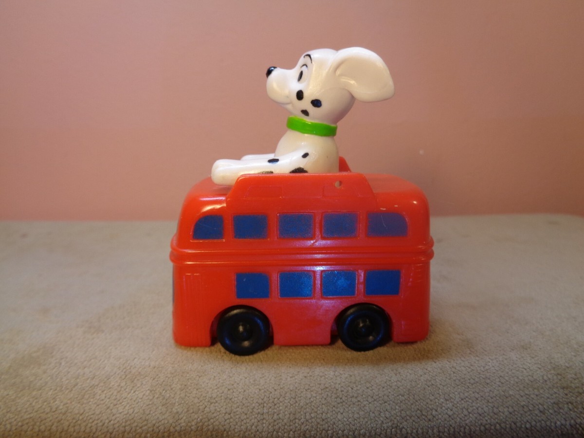 DISNEY 101 DALMATIANS McDonald's 1996 #52 RED DOUBLE DECKER BUS