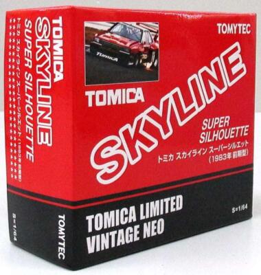 Tomy Tec 1983 Skyline Super Silhouette 1/64 with Figure Black Red
