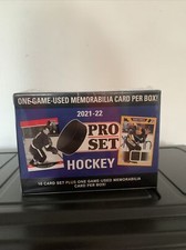 2021-22 NHL Pro Set Hockey Blaster Box Sealed Patch Memorabilia Yzerman Lemieux