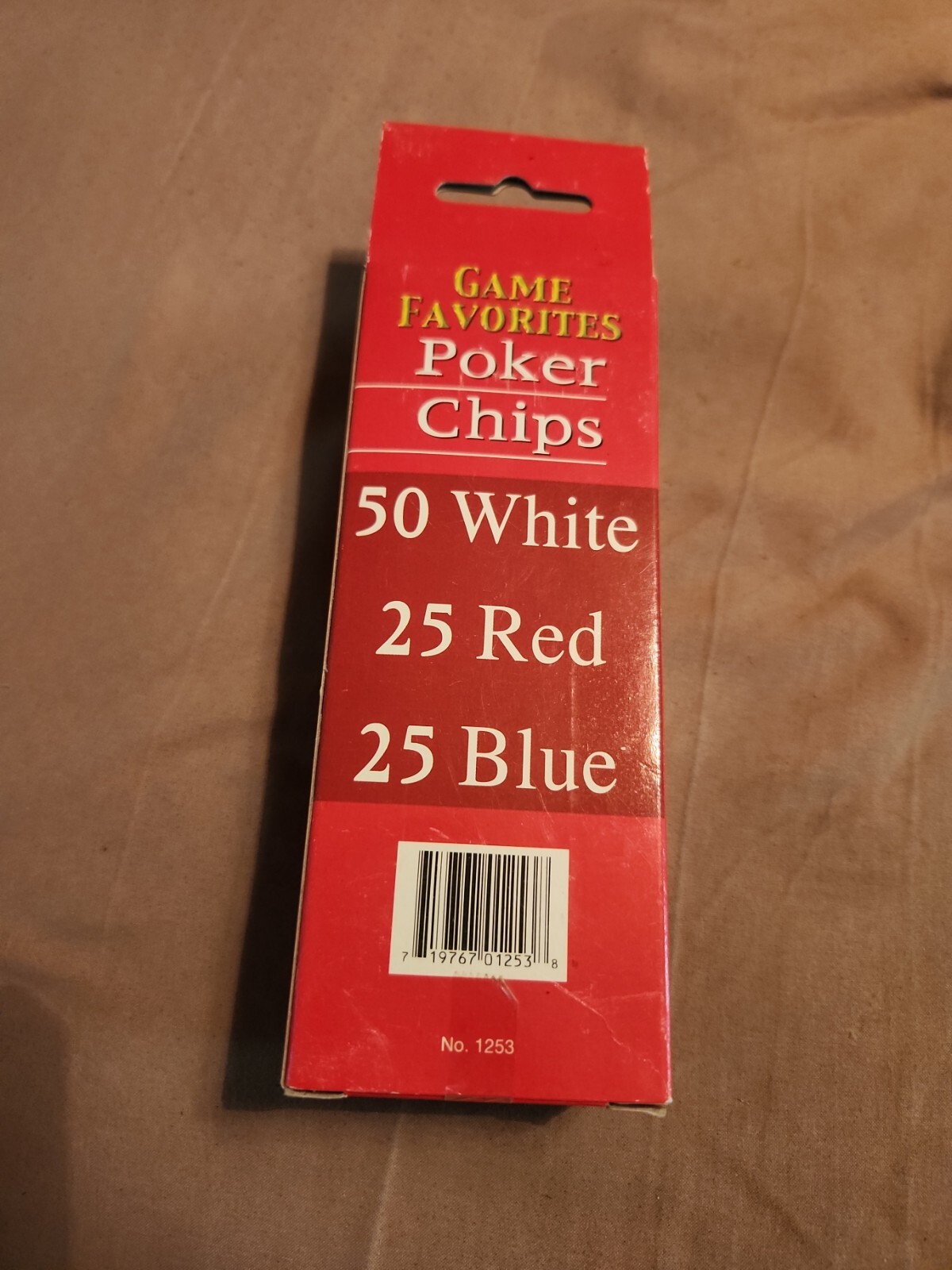 GAME FAVORITES Set of 100 Plastic Poker Chips 4 Grams Kids and Travel Games M&G