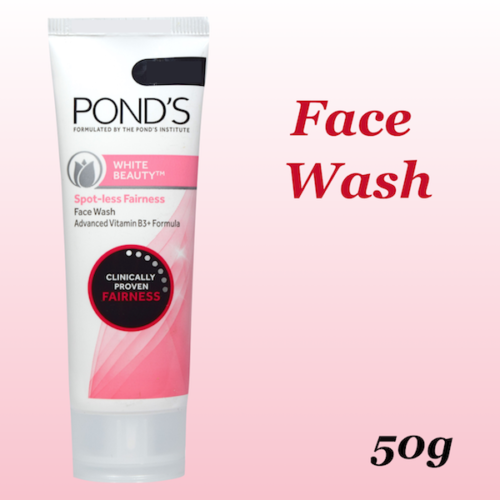 white beauty face wash ponds