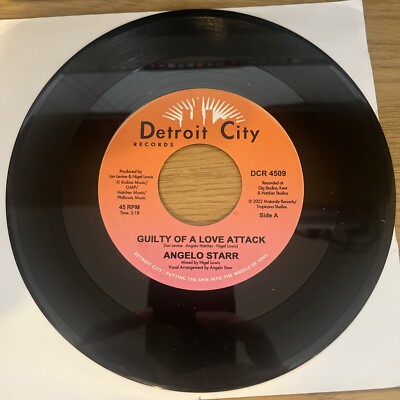 Angelo Starr Guilty Of A Love Attack/Let Me Be The Guy / New Mint