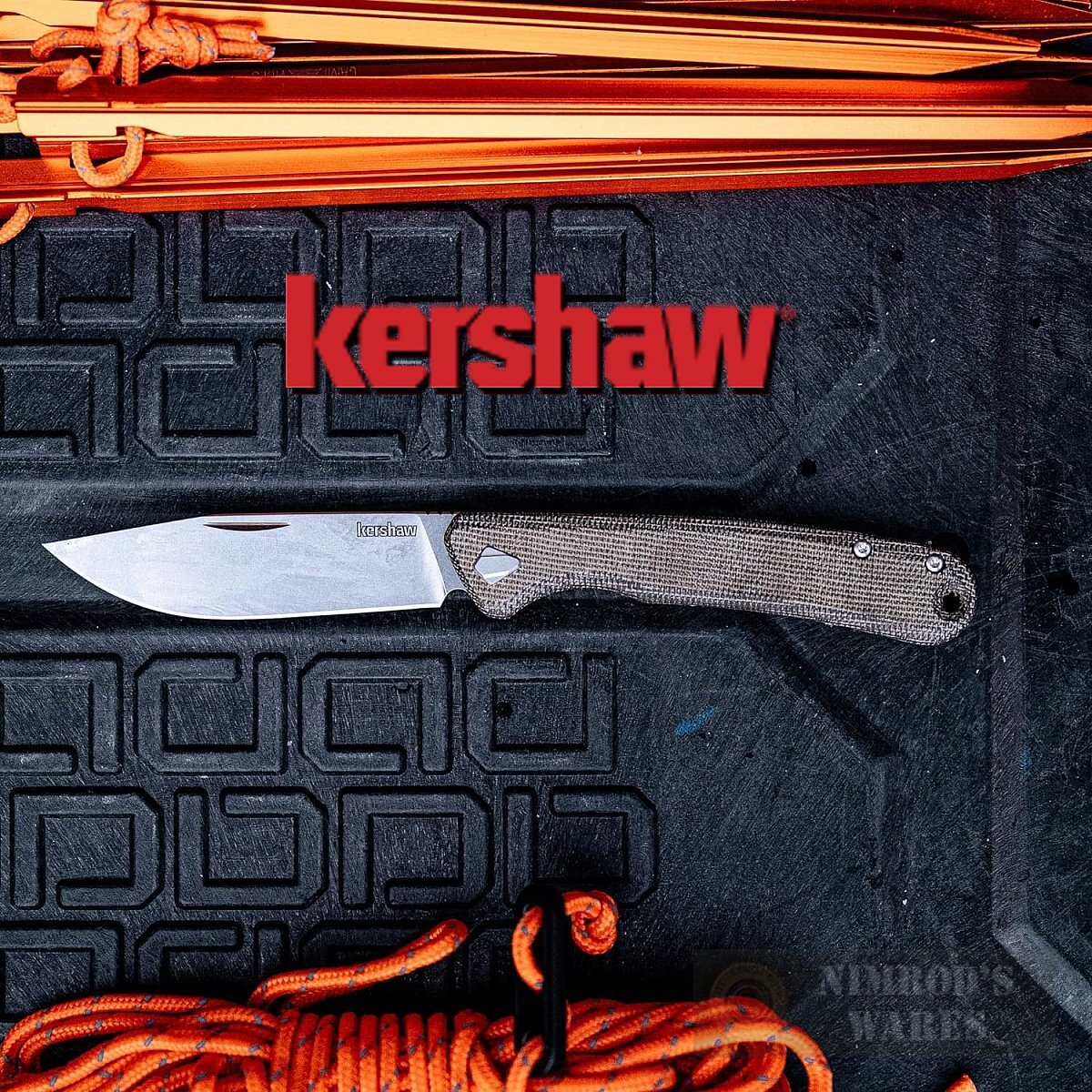 Kershaw FEDERALIST Folding KNIFE 3.25" Green Micarta Handle EDC 4320 FAST SHIP