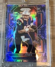 2021 Mac Jones /25 blue camo fotl prizm sp