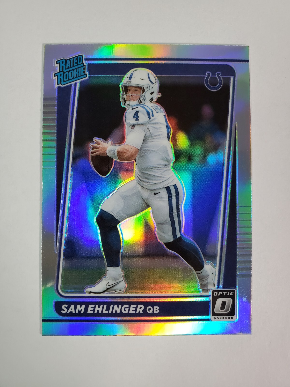 Sam Ehlinger 2021 Donruss Optic RATED ROOKIE HOLO #246 RC