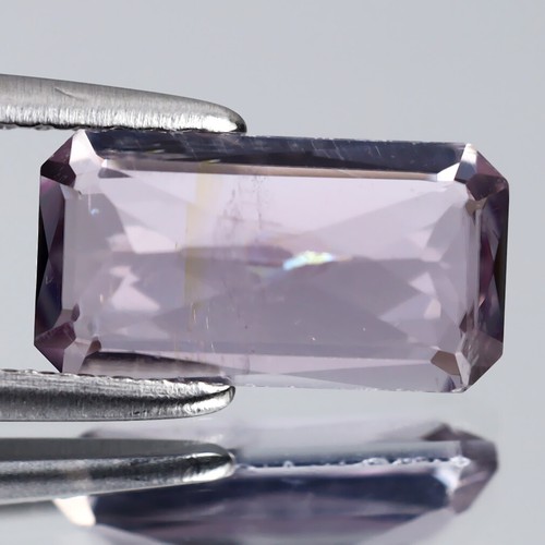 FAVOLOSO TAGLIO OTTAGONO 2,22 CT (11X6 MM) (NON RISCALDATO) PIETRA PREZIOSA DIASPORE ROSA - Foto 2 di 2
