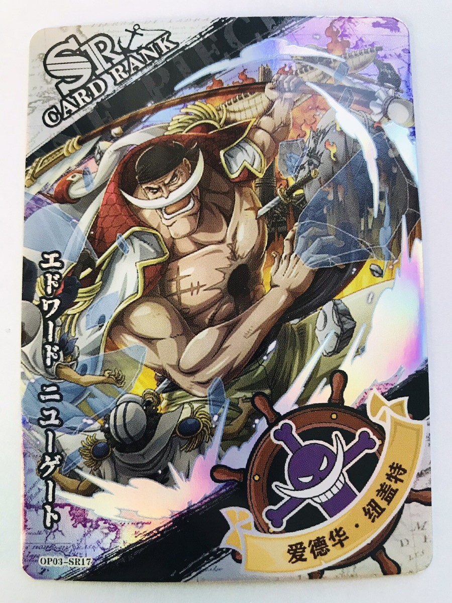 Whitebeard Shockwaves One Piece Anime Super Rare Holo Mint