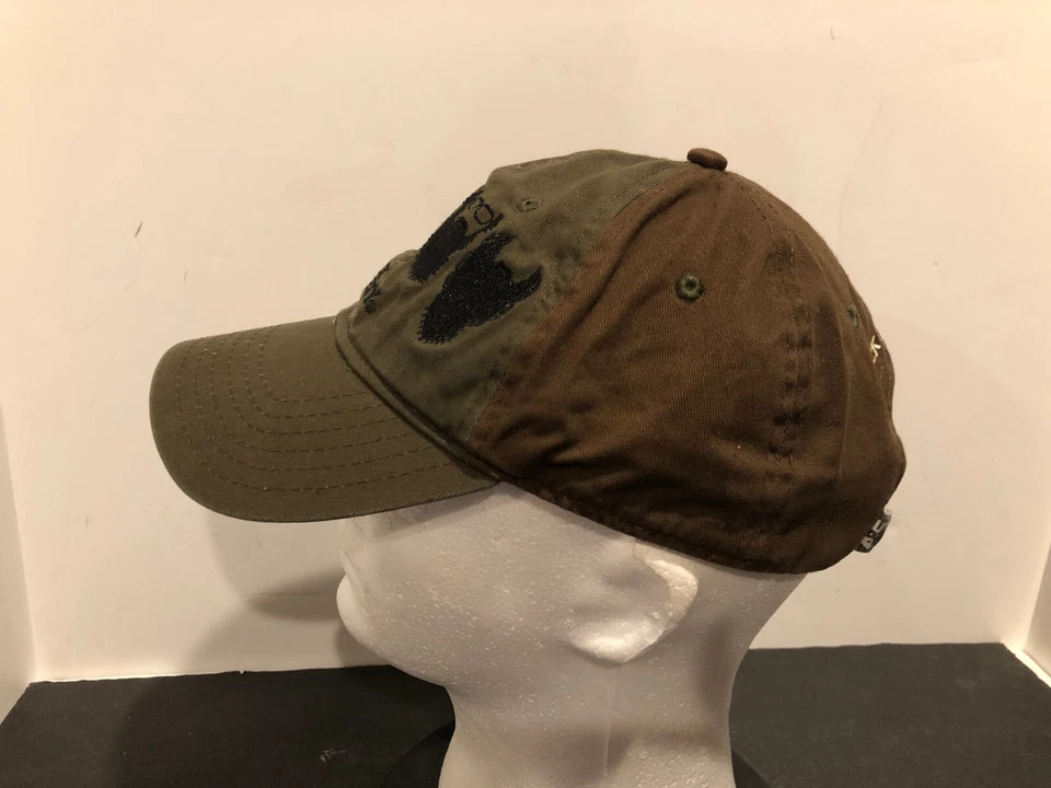 Duck Commander Duck Dynasty Distressed Green Olive Hat Cap Adjustable Strap - Image 2 of 4