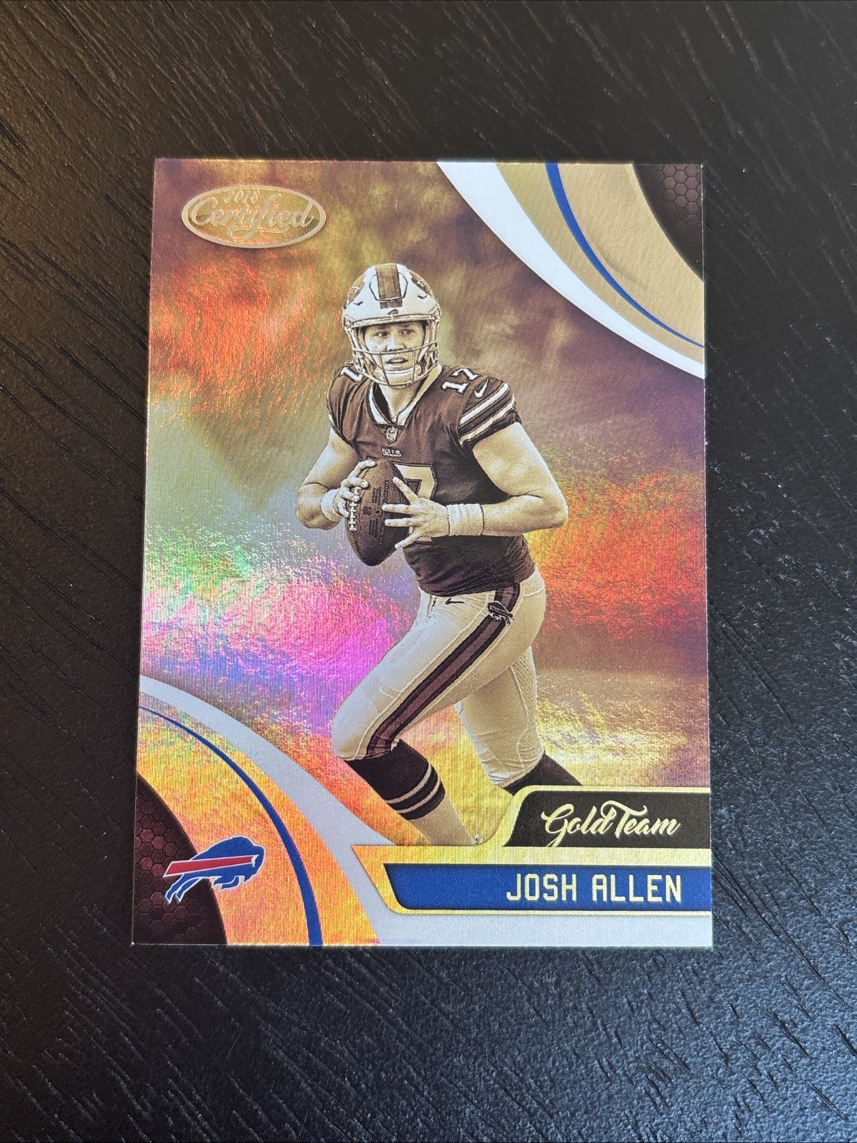 2018 Panini Certified Josh Allen Gold Team #GT-JOA Rookie Bills